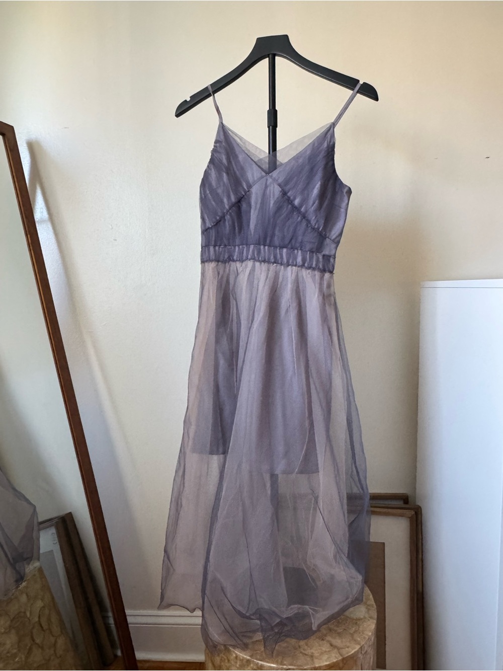 Women's Lavender Midi Slip Dress